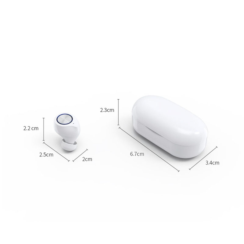 TWS Auricular Bluetooth TW60 Calidad de sonido HD Diseño mini Operación táctil